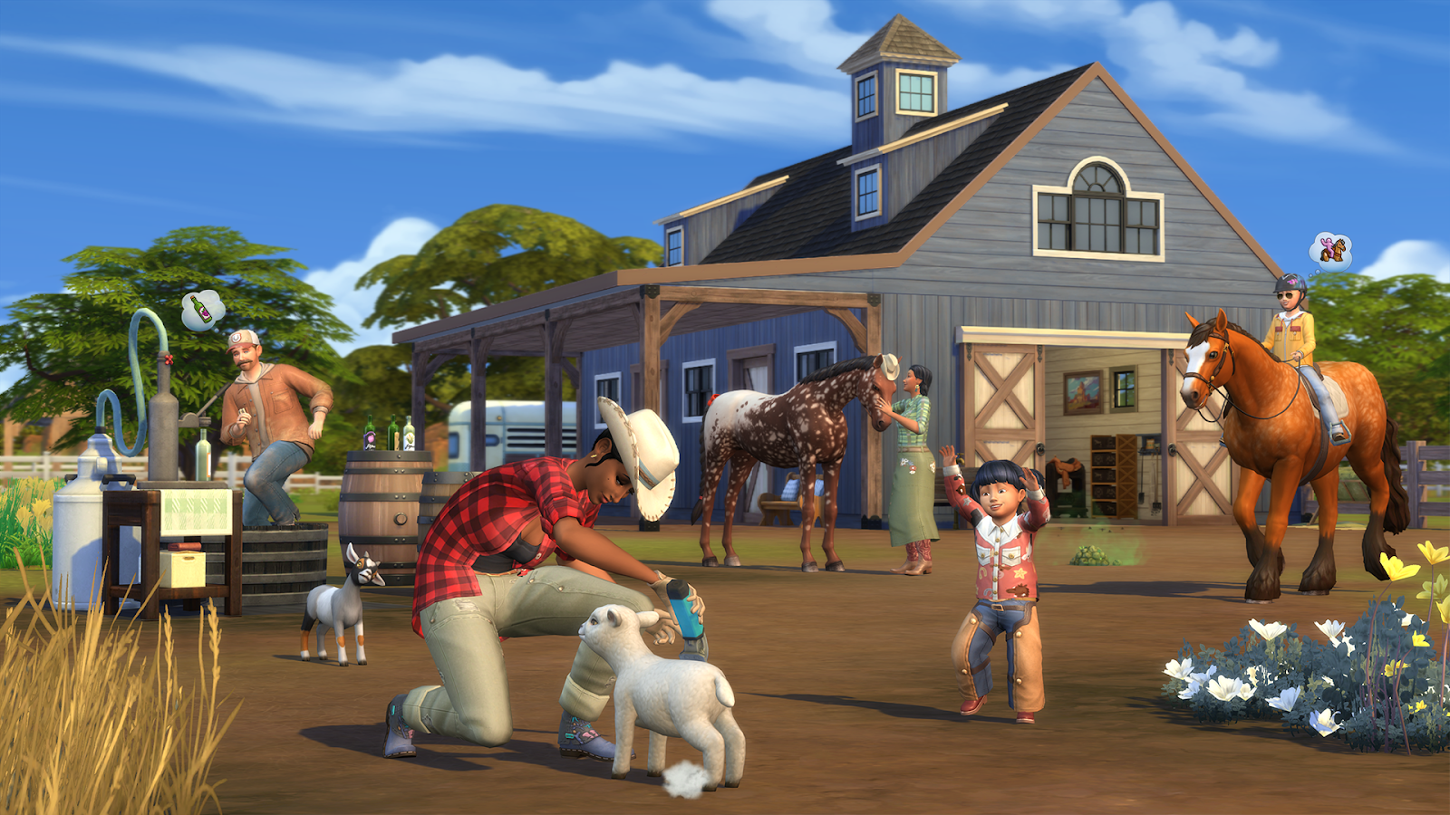 The Sims 4 presenta il pacchetto espansione Vita nel Ranch, disponibile dal 20 luglio
